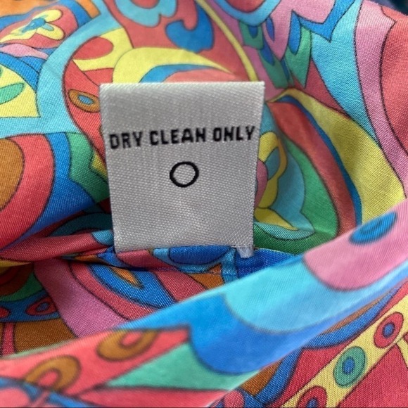 TIBI Colorful V-Neck Floral/Paisley Print Tank Top Size 4 - Picture 8 of 9